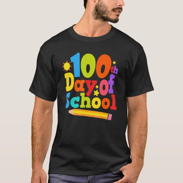 T-shirt Funny 100 Days Smarter Shirt Happy 100th Day Of Sc (Devant)