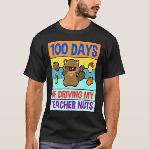 T-shirt Funny 100 Jour D'École Pour Enfants Garçons Filles