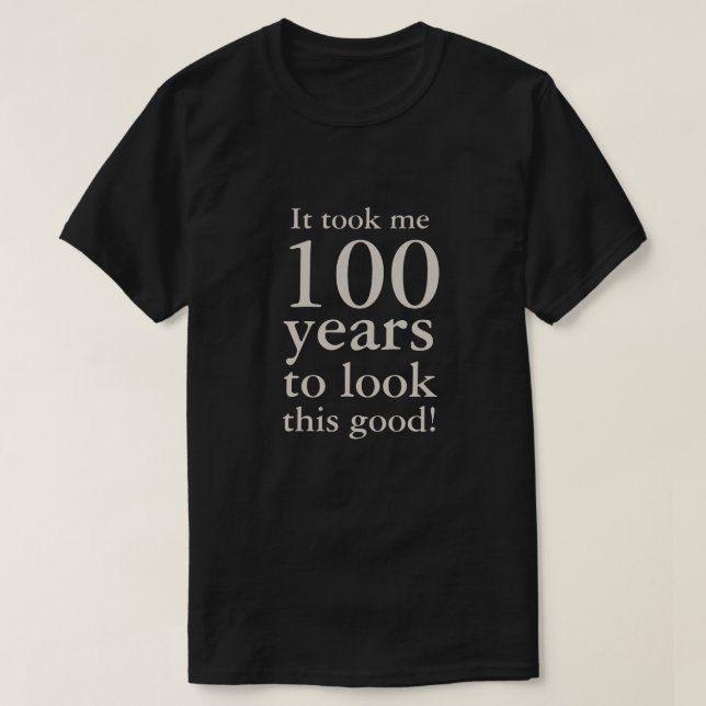 T-shirt Funny 100e anniversaire commémoratif (Design devant)