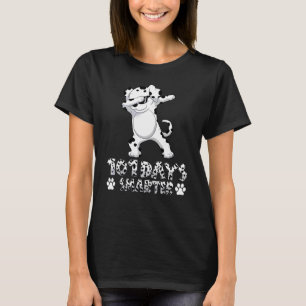 T-shirt Funny 101 Jours Dabbing plus intelligent Chien dal