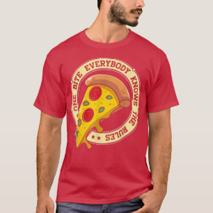 T-shirt Funny 1 Pizza Tout Le Monde Connaît Les Règles De