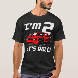 T-shirt Funny 2e anniversaire Cadeaux Boys Toddlers Race C