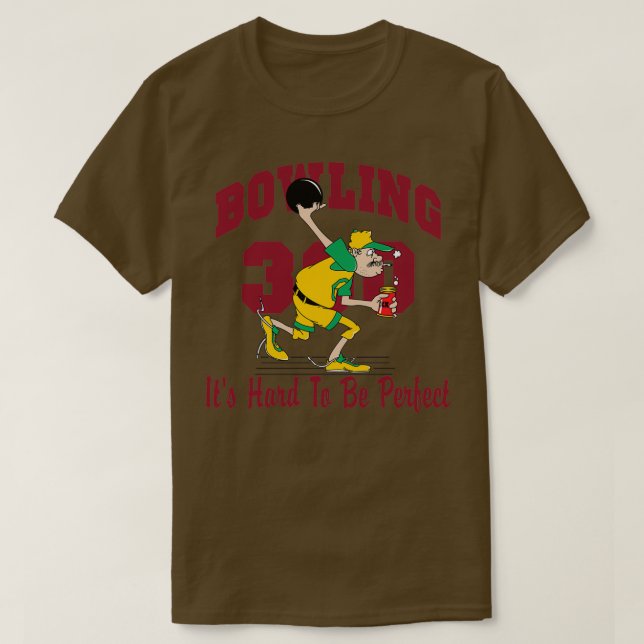 T-shirt Funny 300 Bowling Score Bowling T T (Design devant)