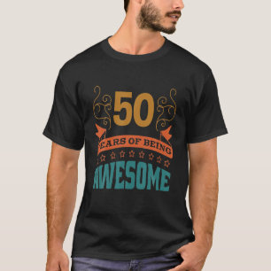T-shirt Funny 50E Anniversaire B-Day Dire Âge 50 Ans Plais