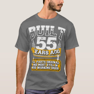 T-shirt Funny 55e Anniversaire chemise Vintage construite