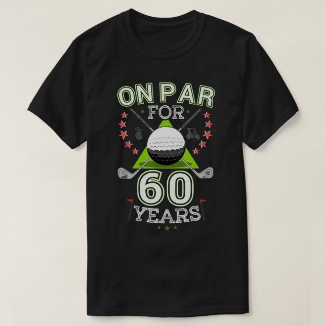 T-shirt Funny 60e Anniversaire GolferOn Parc Pour 60 Ans G (Design devant)