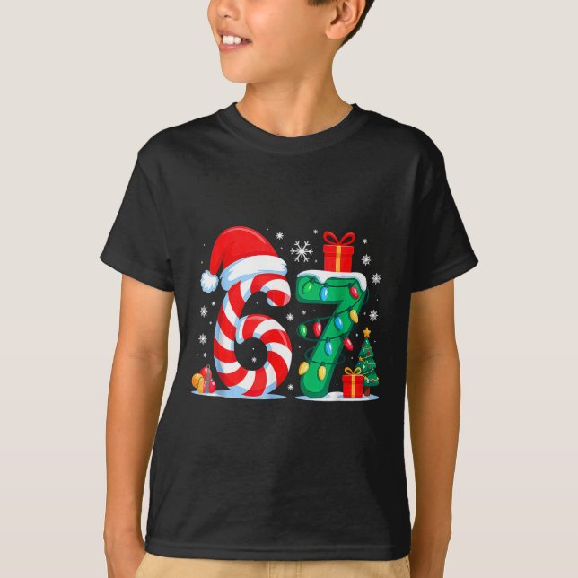 T-shirt Funny 67 Christmas 6 7 Six Seven Meme 6 7 Matching (Devant)