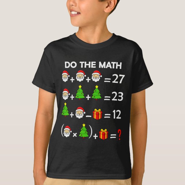 T-shirt Funny 67 Meme Christmas Math Teacher Santa Six Sev (Devant)