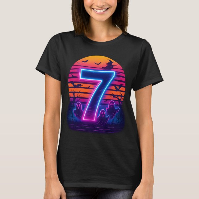 T-shirt Funny 67 Mème Halloween Couple Correspondant (Devant)