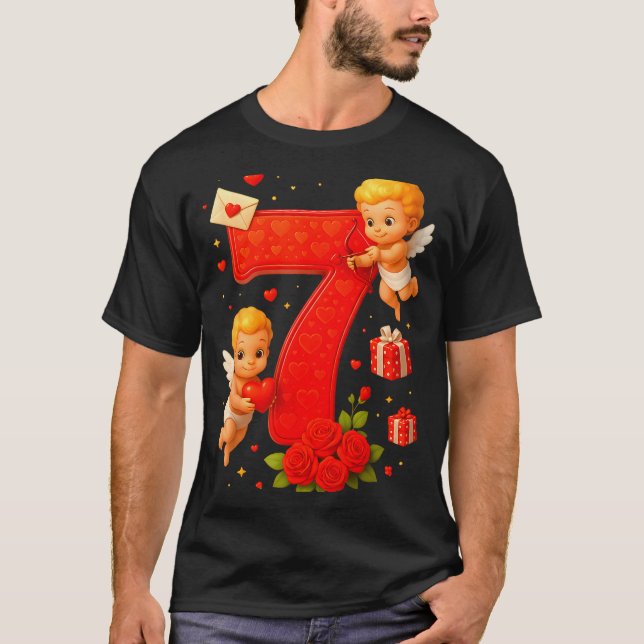 T-shirt Funny 67 Meme Six Seven Matching Couples Valentine (Devant)