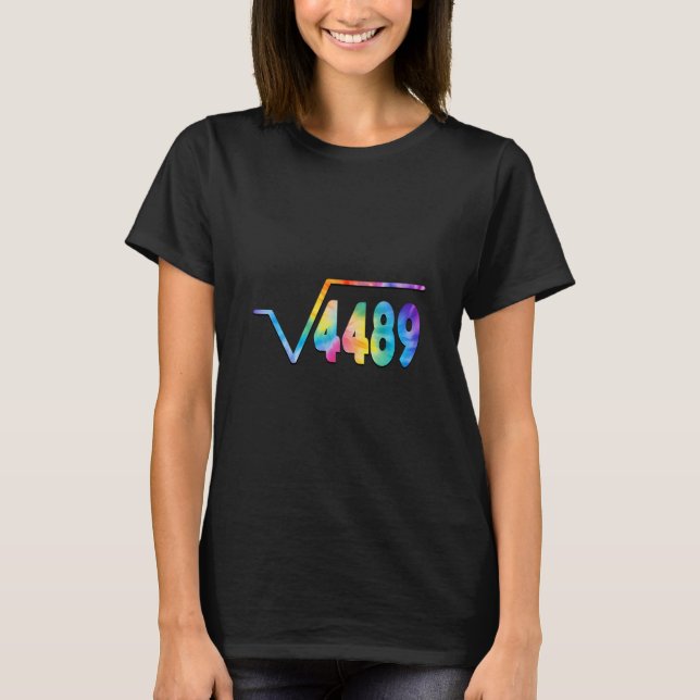 T-shirt Funny 67 Meme Square Root 4489 Slang Math Teacher  (Devant)