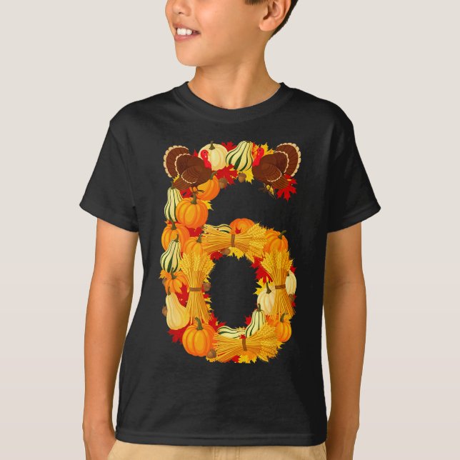 T-shirt Funny 6 7 Six Seven Meme Couple Thanksgiving Turke (Devant)