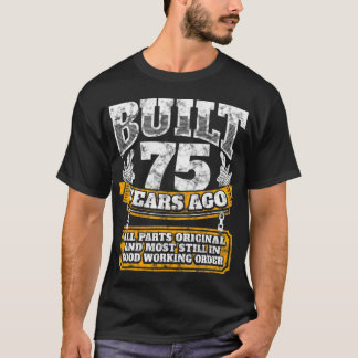 T-shirt Funny 75th Birthday Shirt B-Day Venin Saying Age 7