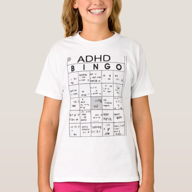 T-SHIRT FUNNY ADHD (Devant)