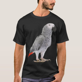 T-shirt Funny African Grey Parrot Bird  Womens Mens Kids