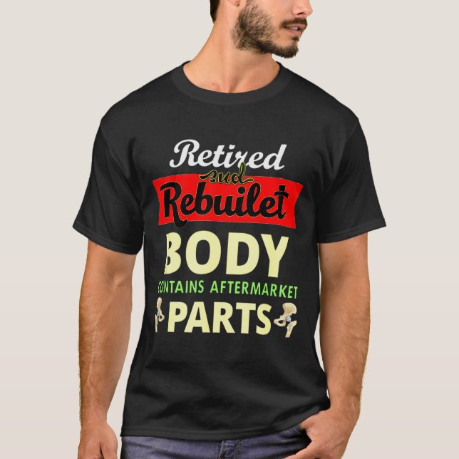 T-shirt Funny After Hip Surgery Recovery Bionic Hip Replac (Devant)