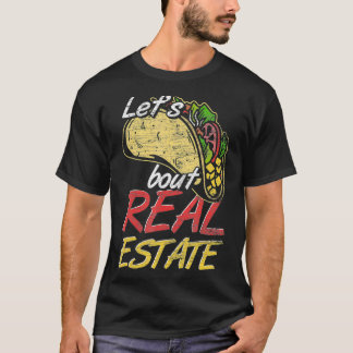 T-shirt Funny Agent Immobilier Realtor Lette Taco À Propos