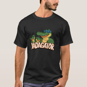 T-shirt Funny Alligator Papa Gator Père Design pour père