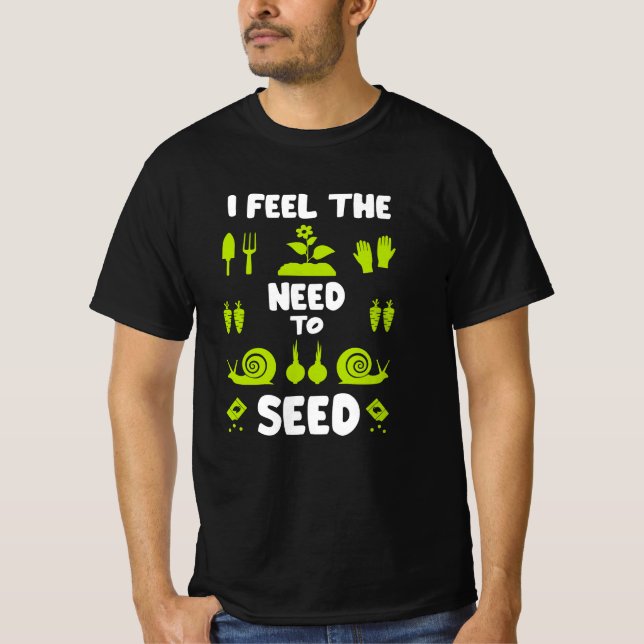 T-shirt Funny Allotissement jardinage (Devant)