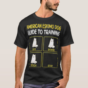 T-shirt Funny American Eskimo Chien Guide D'Entraînement C