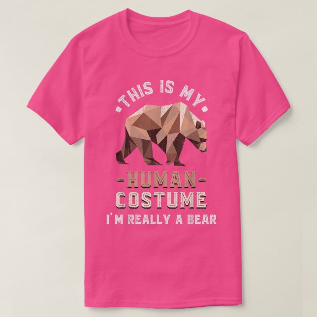 T-shirt Funny Amoureux des animaux de la faune Costume hum (Design devant)
