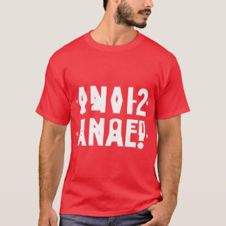 T-shirt Funny Anal Hidden Message Anal Russian Letter 2021
