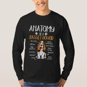 T-shirt Funny Anatomy Basset Hound Dog