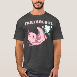 T-shirt Funny aolotl fart fartalotl meican fish animals ao