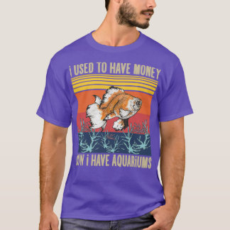 T-shirt Funny Aquarium d'eau douce réservoir de poisson