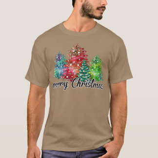 T-shirt Funny arbre Noël lumière pyjama famille mas custo
