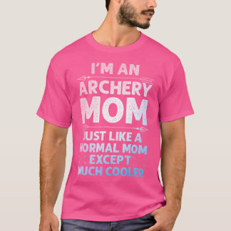 T-shirt Funny Archery Maman Art Archer Femmes Filles Bow H