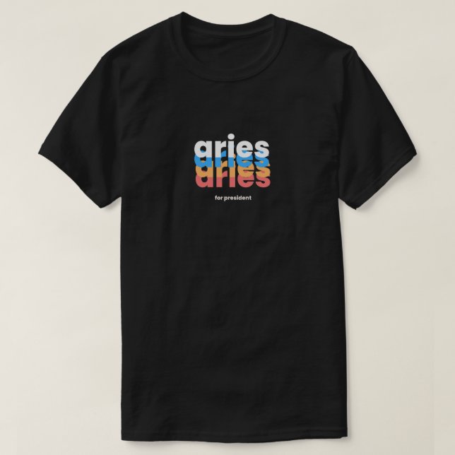 T-shirt Funny Aries Zodiac (Design devant)