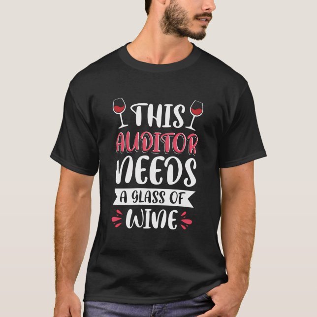 T-shirt Funny Auditeur comptable Actuaire Chemise (Devant)