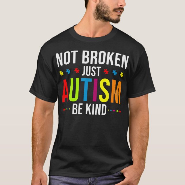T-shirt Funny Autism Awareness Support Autistic Youth (Devant)