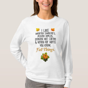 T-shirt Funny Automne 2024 Novembre Élection Pro-Harris