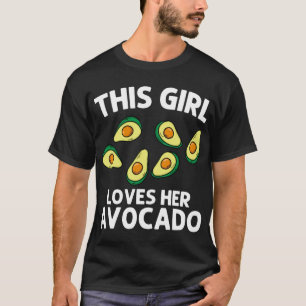 T-shirt Funny Avocado For Girls Kid Pear Guar Avocados Mex