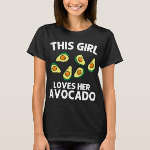 T-shirt Funny Avocado For Girls Kid Pear Guar Avocados Mex