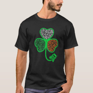 T-shirt Funny Awesome Shamrock Irlandais I Love Trucker St