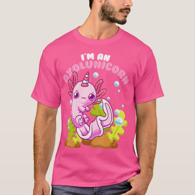 T-shirt Funny Axolotl Unicorn Lover mexicain Salamander (Devant)