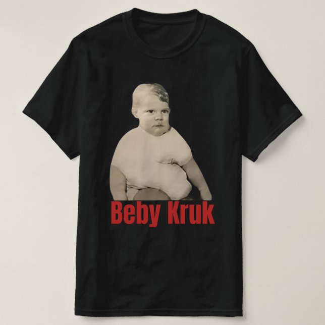 T-shirt Funny Baby Kruk chemise, Baby Kruk hommes (Design devant)