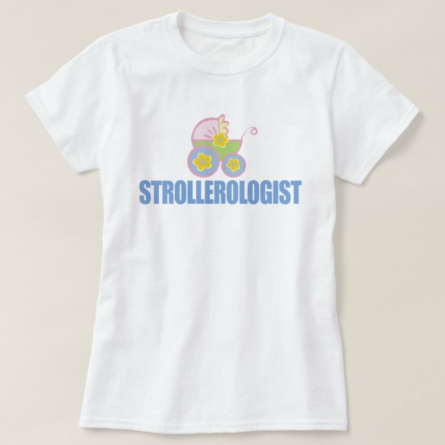 T-shirt Funny Baby Stroller (Design devant)