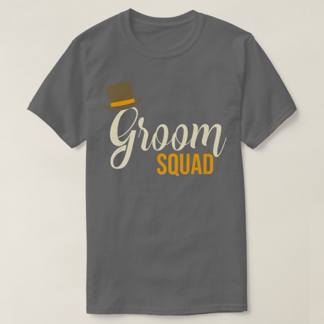 T-shirt Funny Bachelor Party Groom Squad Stag Wedding Part (Design devant)