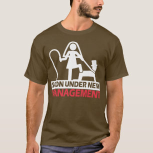 T-shirt Funny Bachelor Party Wedding Under New Management