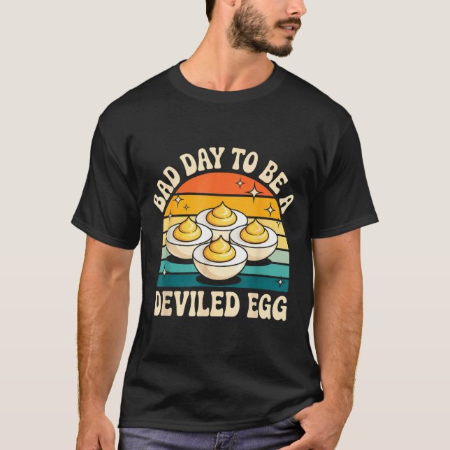 T-shirt Funny Bad Day To Be A Deviled Egg Meme  (Devant)