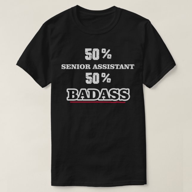 T-shirt Funny Badass Assistant principal (Design devant)