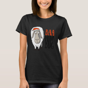 T-shirt Funny Bah Humbug Sheep Christmas Baa Humbug