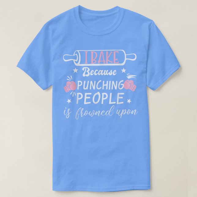 T-shirt Funny Baking Cookies citation, Cool Cuisine Baking (Design devant)