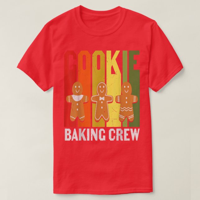 T-shirt Funny Baking Crew Aime Les Cookies Graphique Pour  (Design devant)