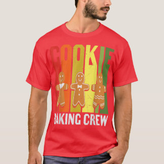 T-shirt Funny Baking Crew Aime Les Cookies Graphique Pour