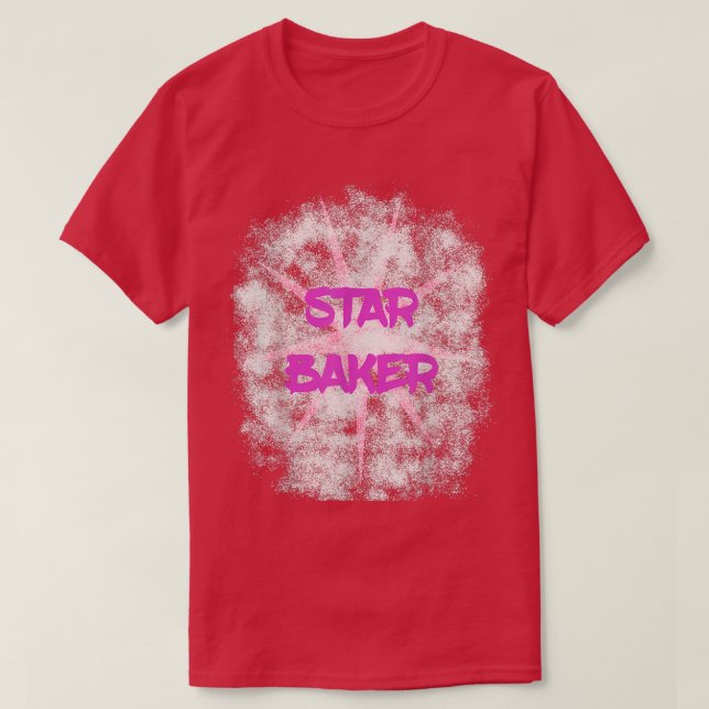T-shirt Funny Baking Pastry Chef Cooking Star Baker 1686 (Design devant)